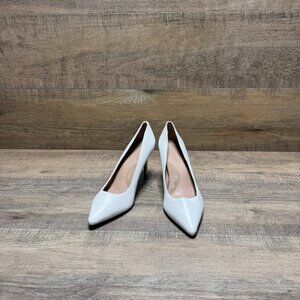 Banana Republic Madison White Leather Pumps Women's Size 7.5